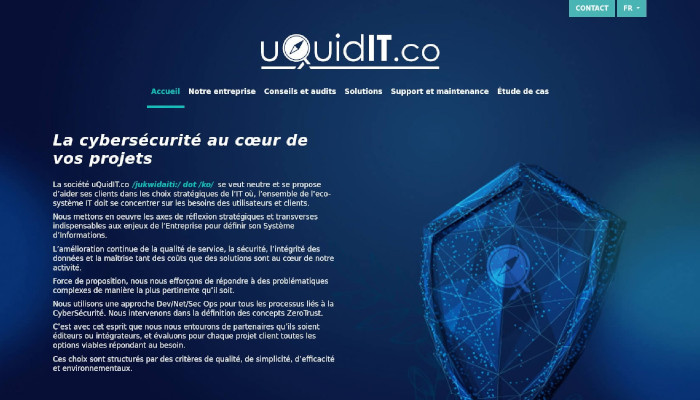 Nouveau site web